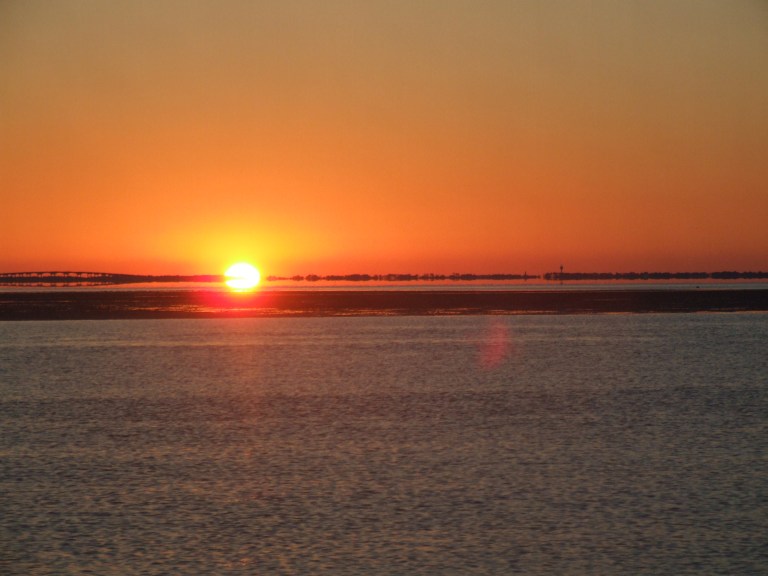 The water calls as Chip Ahoy and a fleet of outbound sailors head their cruising vessels into the Gulf of Mexico for an overnight passage to Clearwater-Tarpon Springs on Florida's west coast. 