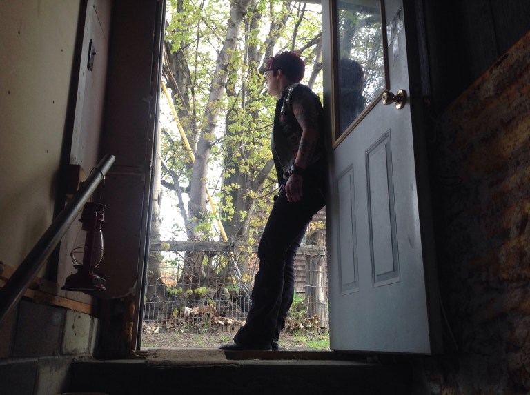 Tatted punk, wild child, train kid