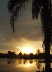 Florida sunrise near Melbourne 
